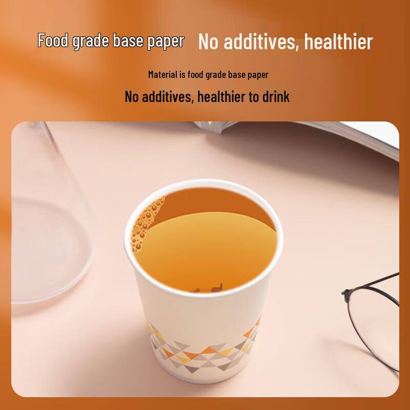 M&G Verdickte Einweg-Pappbecher in gemischten Farben 250 ml