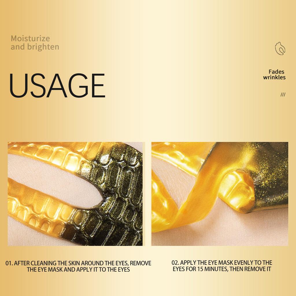 Eye Mask For Dark Circles PuffinessAnti-AgingAnti-Wrinkle With Hyaluronic And CollagenEye Care Eye Patches For All Skin Types 30ml