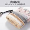 Autumn and winter children's half-finger gloves, velvet warm boys and girls, non-slip half-finger children, student sports riding