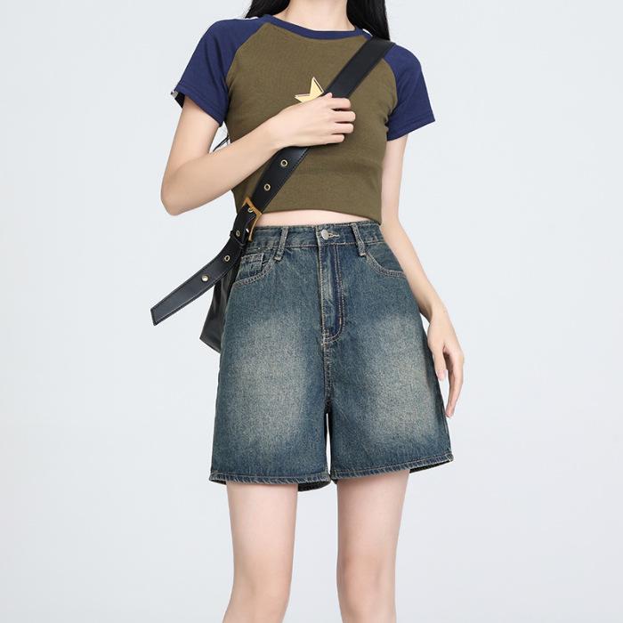 2025 Women s High-Waisted Wide-Leg Slimming Capris - Spring & Summer Style Large