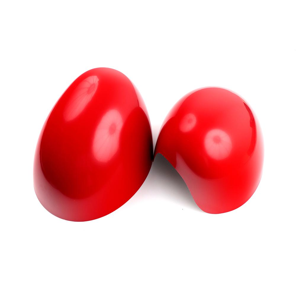 

Крышка зеркала боковой двери автомобиля, колпачки для Mini Cooper One S JCW F54 F55 F56 F57 F60 2015-защитная наклейка на зеркало заднего вида with light hole-left hand красный