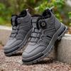 Men's casual outdoor high top winter slip-resistant fashion cotton shoes plus size comfort shoe wear-resistant fleece-lined shoe