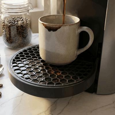 Coffee Tools Coffee Machine Drip Tray Black Plastic Coffee Machine Cup Mesh Tray Cover  Home Use