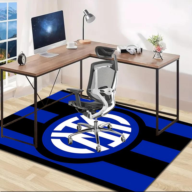1 Stück Fußballteam-Design Teppich - Rutschfest, Weich & Gemütlich Fußmatte für Wohnzimmer, Schlafzimmer, Büro - Dekoteppich für Innen/Außen