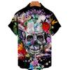 Men's Designer Hawaii Shirts Short Sleeve Collar Top Fashion Streetwear 3d Printed XS-5XL Hiphop Casual Vintage Clothing