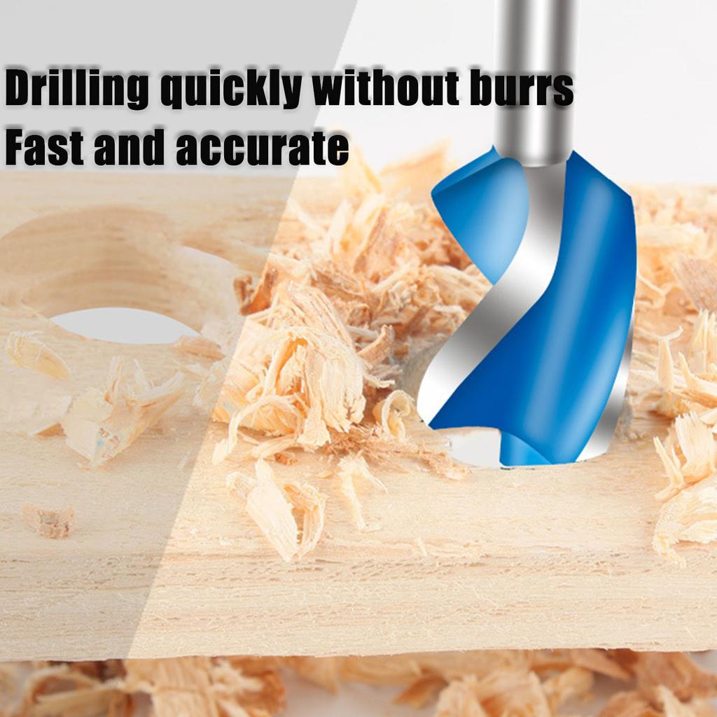 Woodworking Drilling Set,Four Slot Four Blade Drill Bit, Hexagonal Handle Drilling Bit,Hole Expanding Drill Bit, Hole Opener