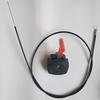 1.5m Lawn Mower Throttle Cable Black Plastic Switch