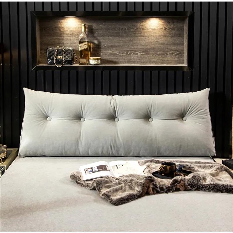 Removable Headboard Pillow Triangle Cushion Backrest Daybed Comfort Rest Waist Cushion Wedge Sleeping Pillow Bedroom Pillows