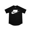 NSW Large Logo Sportswear Cotton Short Sleeve T-Shirt Men Tops Black White BV7596-011
