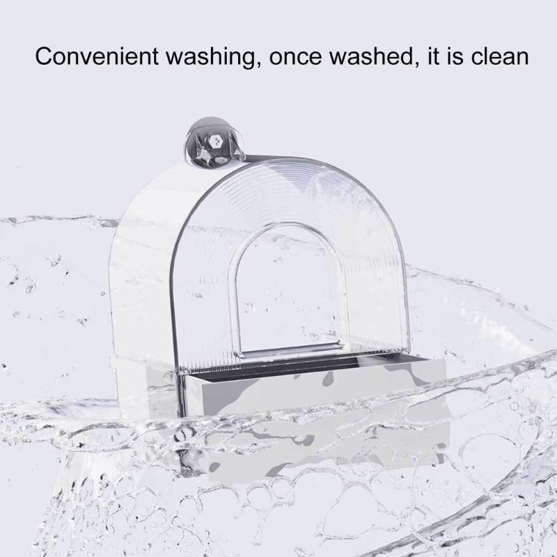 Vogel Badewanne Dusche Box Klare Badewanne Wasser Badewanne für Haustier Vogel Schüssel Papageien Sittiche Hängendes Vogelbad Käfig Zubehör