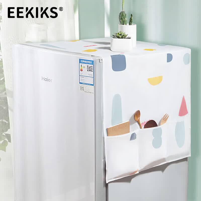 EEKIKS Transparent Refrigerator Dust Cover
