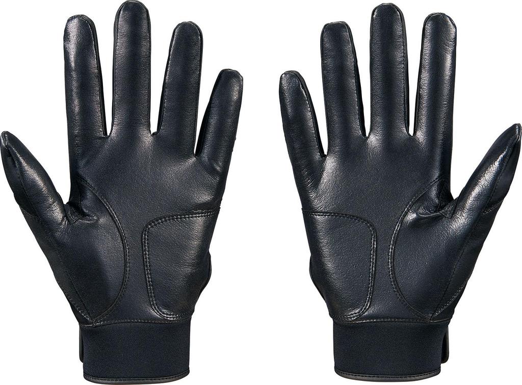 ZETT Neo Status Batting High School Baseball Mega High Black BG17103HS Gloves, Ambidextrous, Compatible, Grip, (1900), Medium,