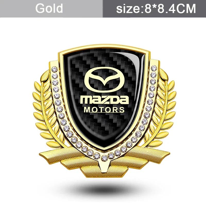 2025 Hot Car Window Badge Emblem for Mazda 2 3 5 6 Axela Atenza Protege Speed CX5 CX7 RX7 MX3 Trunk Side Stickers Styling Access