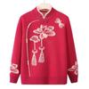 Tucano Women's Fleece-Lined Knitted Sweater for Elderly