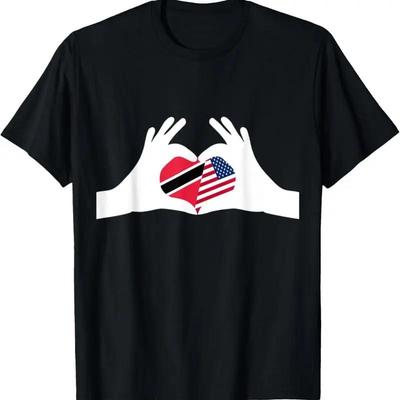 Half Trinbagonian American Dna Trinidad And Tobago Heritage T Shirt