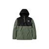 Windbreaker Jackets Men's Black Green Multicolor Hooded Moderate NF0A5B43-YXN