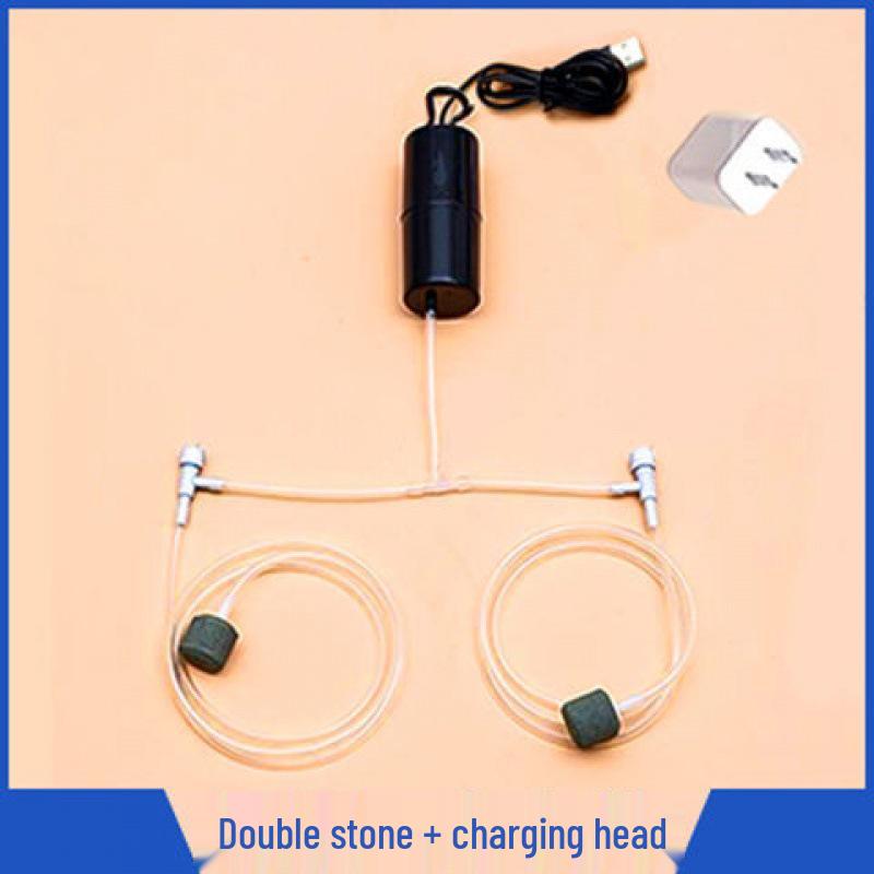 USB Portable Aquarium Fish Tank Aerator Oxygen Pump for Home and Fishing - Free Shipping