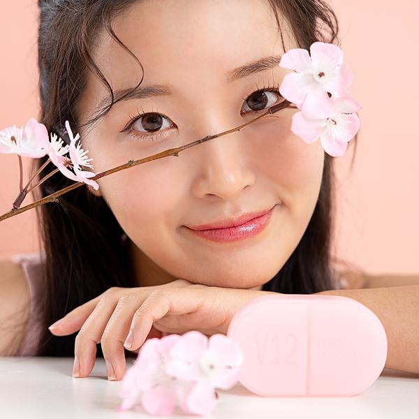 J-Hergestellt Seife handgemacht Kirschblüte Vitamin feuchtigkeitsspendend reinigend 3-teiliges Set, 3 Stück, 100g