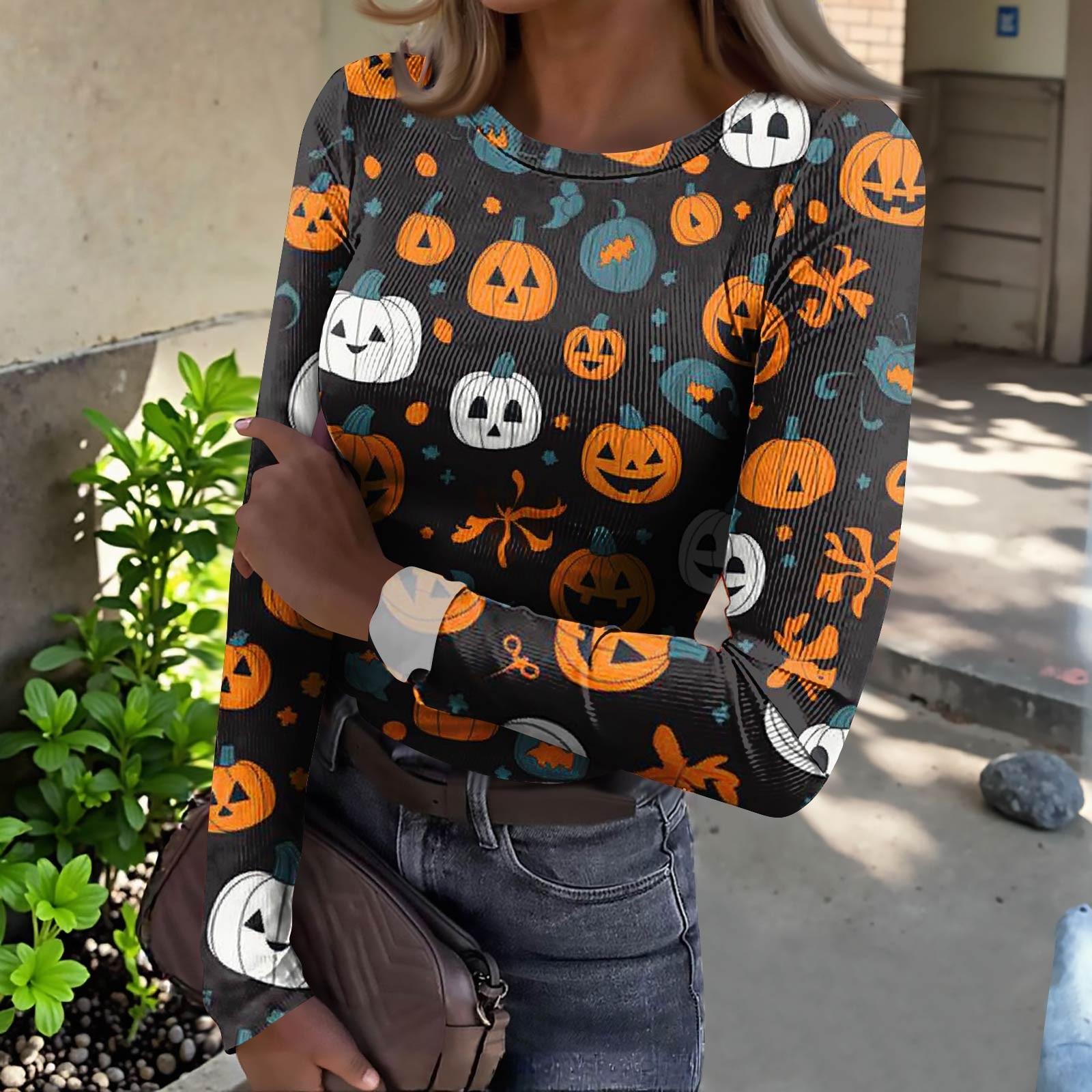 

Женская футболка с облегающим низом, модная повседневная с градиентным принтом, пуловер с круглым вырезом и длинными рукавами XXL