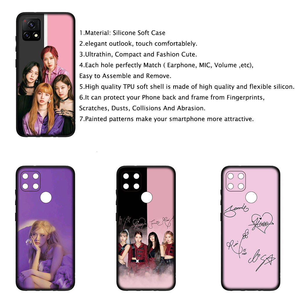 Cover for iPhone 17 16 15 Xiaomi Poco Redmi Note 14 13 12 11 Pro Max 9 16e Samsung Galaxy S25 S24 S23 OPPO Huawei Lisa Rose Jennie Jisoo Phone Case