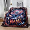 Denmark Football Dreams Customize Your Name Blanket Gift Customizable Blanket Durable Comfort Versatile for Couch Sofa Chair Office