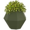 Planter Olive Green 50 X 50 X 40 Cm Steel