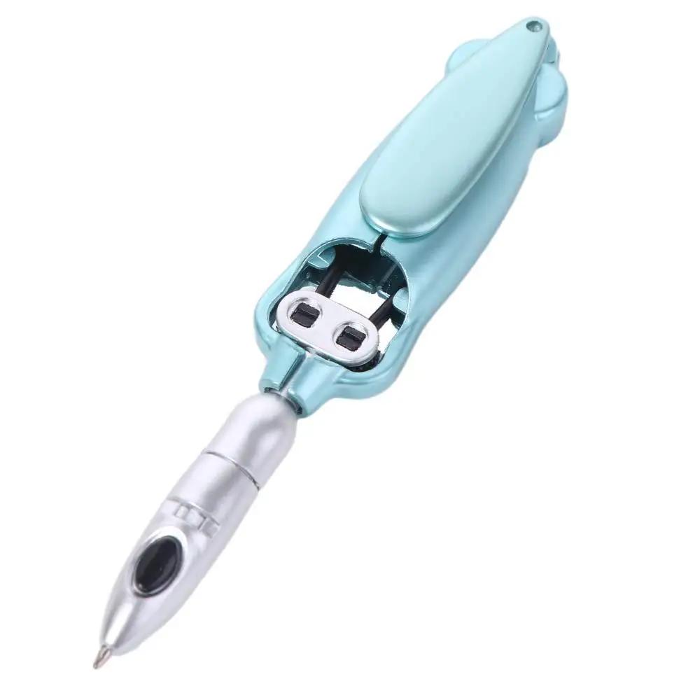 

ABS Students Robotic Pen Squid Appearance Multifunction Robotic Ballpoint Transformation Sign Pen Foldable Writing Pen синий