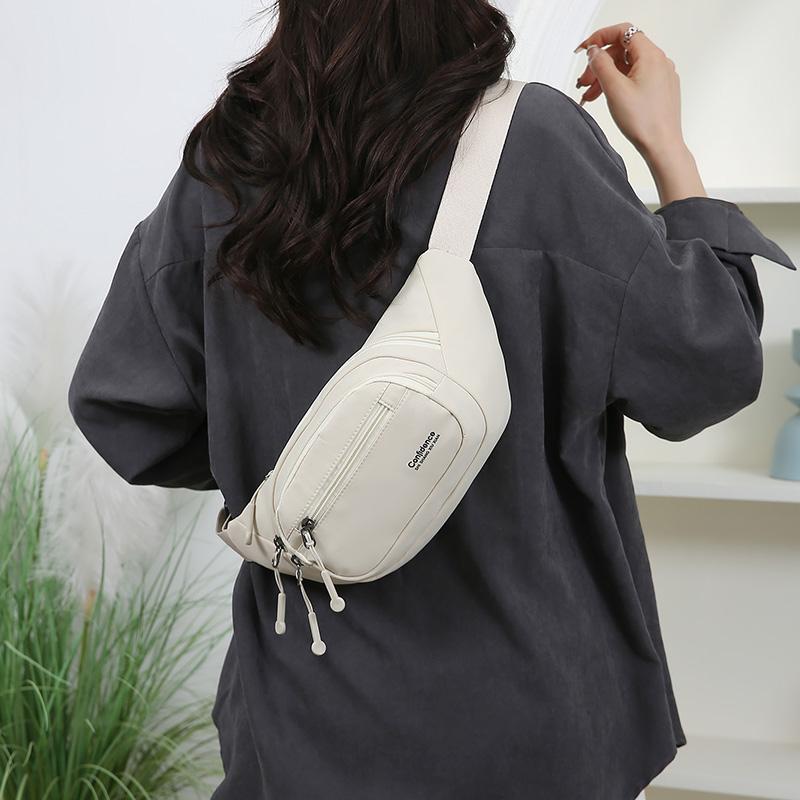 Women's Waist Bag Large Capacity Bag Sports Multifunctional Crossbody Bag Waterproof Mobile Phone Chest Bag