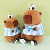 Capybara Plush Toy With Football Design For Kids Gift And Sports Events