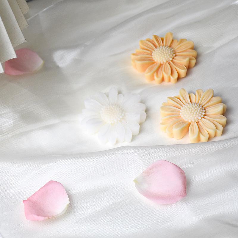 Stampo in Silicone per Aromaterapia Fiore di Margherita per Clip Diffusore in Pietra Fai da Te e Ciondoli Decorativi