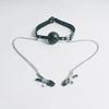Adult Fun Gag Ball & Nipple Clamp Set