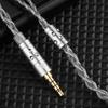 Advanced Coaxial Braided Silver Coated Cable High Conductivity Optimized for Accuracy Sound Equipment Connection