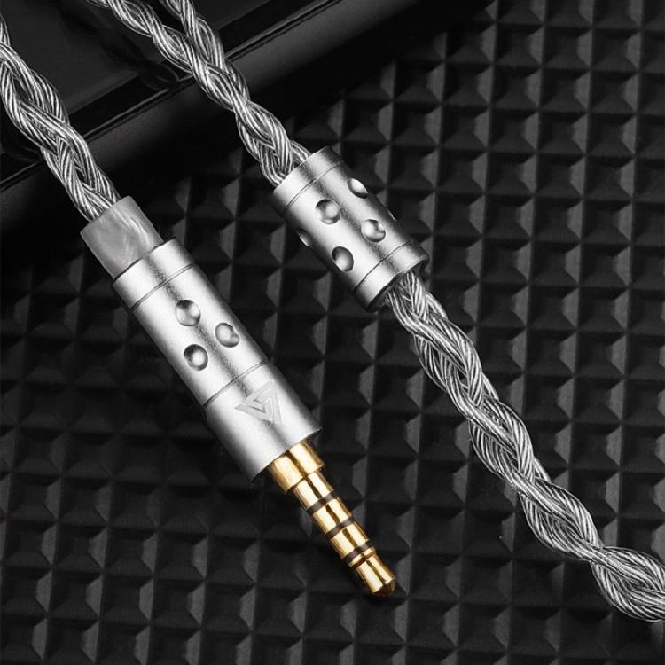 Advanced Coaxial Braided Silver Coated Cable High Conductivity Optimized for Accuracy Sound Equipment Connection