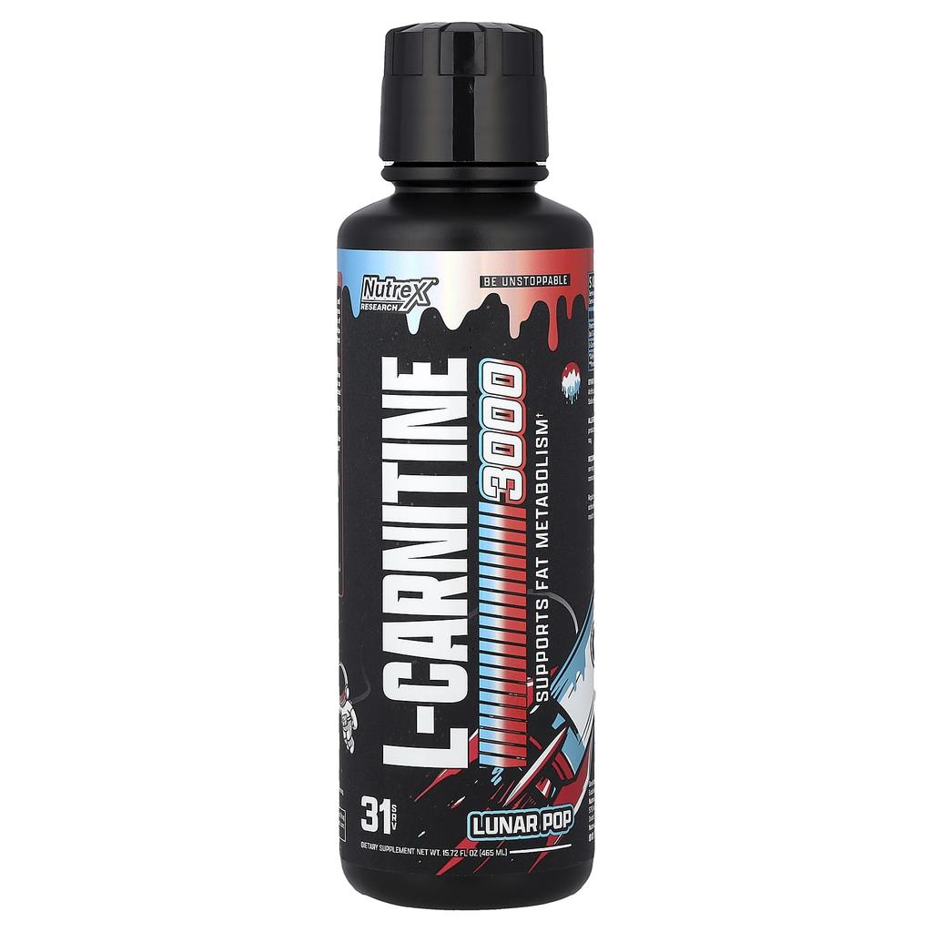Nutrex Research, L-Carnitine 3000, Luna Pop, , 465ml (15.72 fl oz)