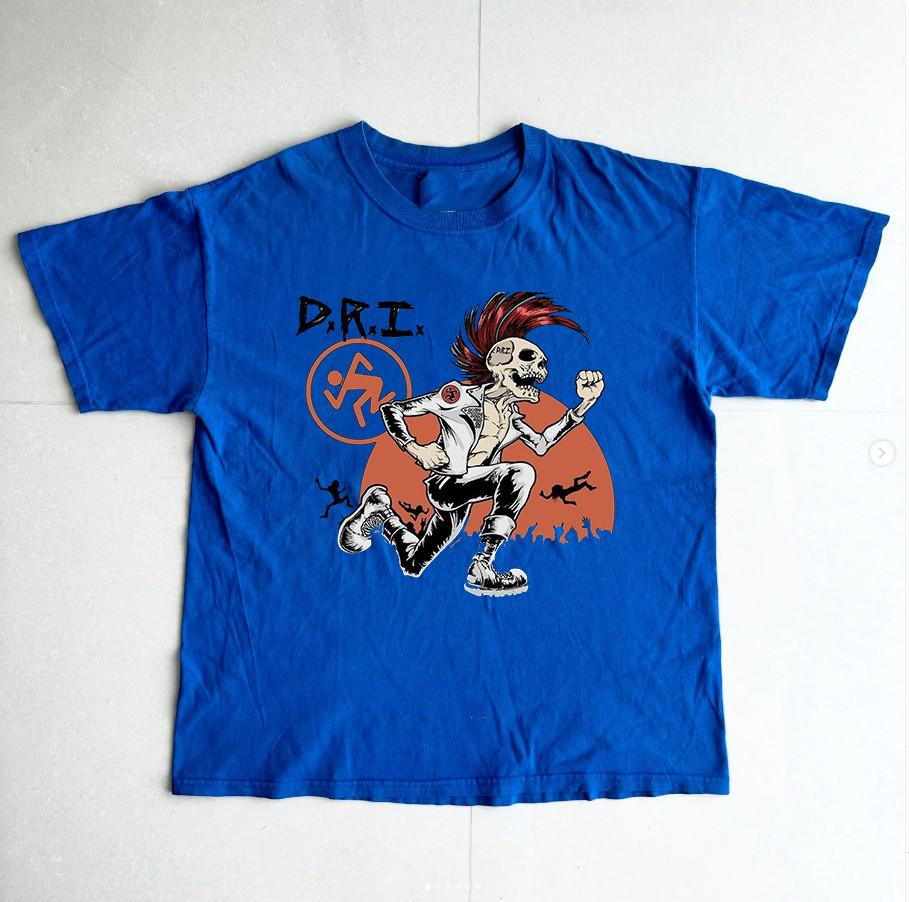 

Dirty Rotten Imbeciles D.R.I Band Blue T Shirt Full Size S-4XL L