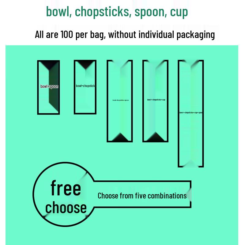 ZISIZ Disposable Utensil Set