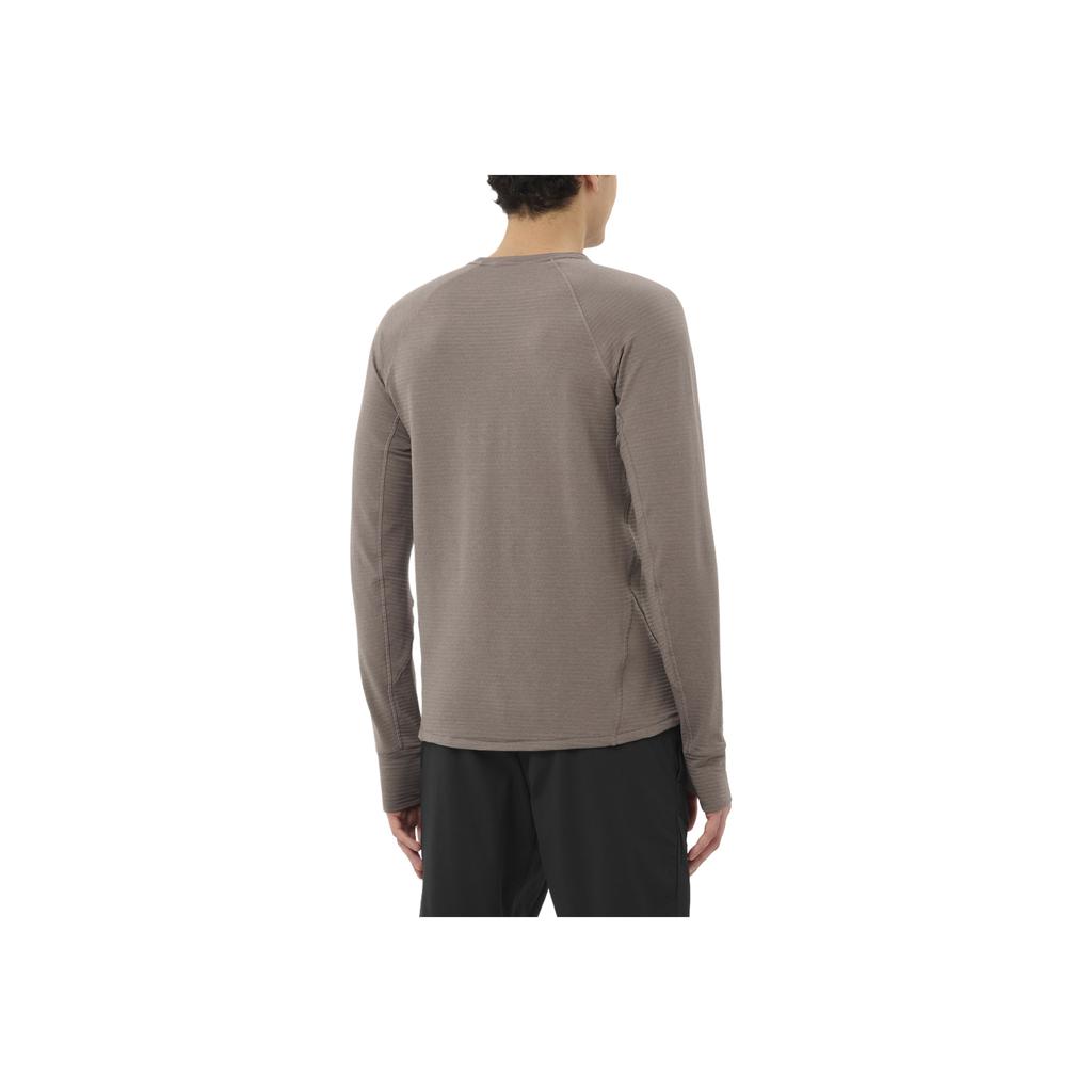SALOMON Essential Lightwarm Comfortable Simple Versatile Crew Neck Sweatshirt Men Tops C26040