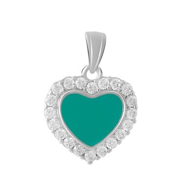 Silver Pendant with Enamel (2080886)