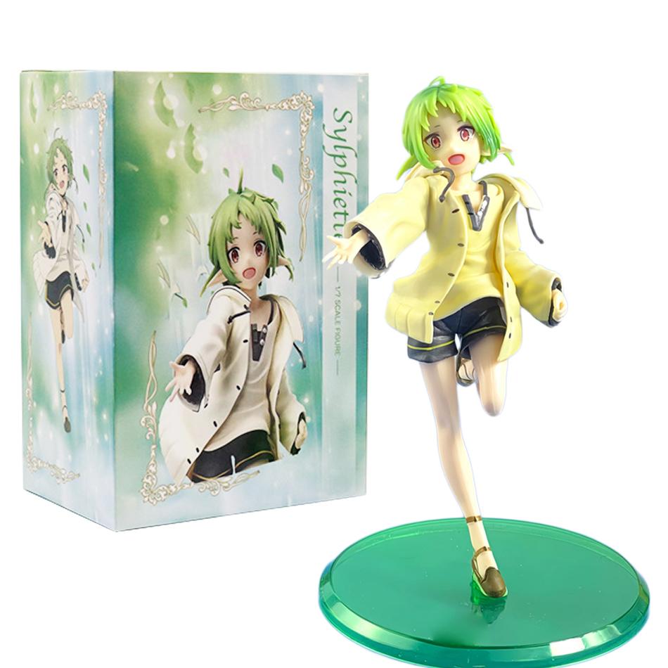 Anime Jobless Reincarnation Sylphiette Greyrat Action Figure Desktop Decorations kawaii girl figures japanese dolls toy hobbies