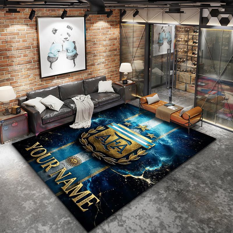 Argentina Champions Custom Name Carpet Rug For Living Room Bedroom Home Sofa Decoration Kids Play Nonslip Floor Mat