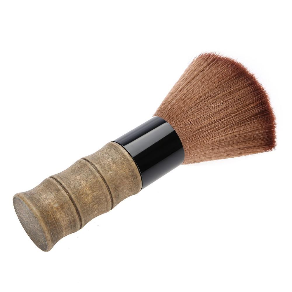 Wooden Handle Neck Duster Brush Professional Hair Cutting Brush Hair Salon Brush Salon Use