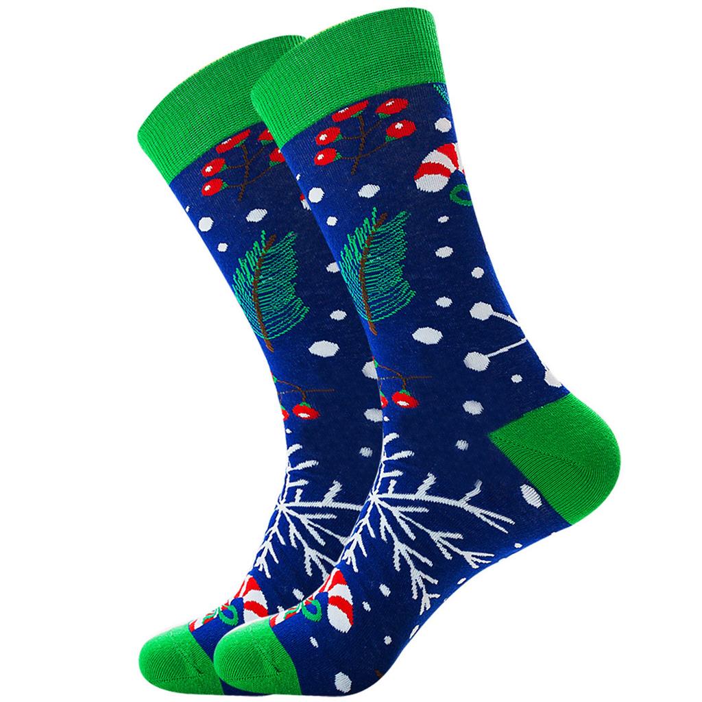 Men Christmas Socks For Men Casual Performance Cotton Pad Sports Leisure Warm Socks