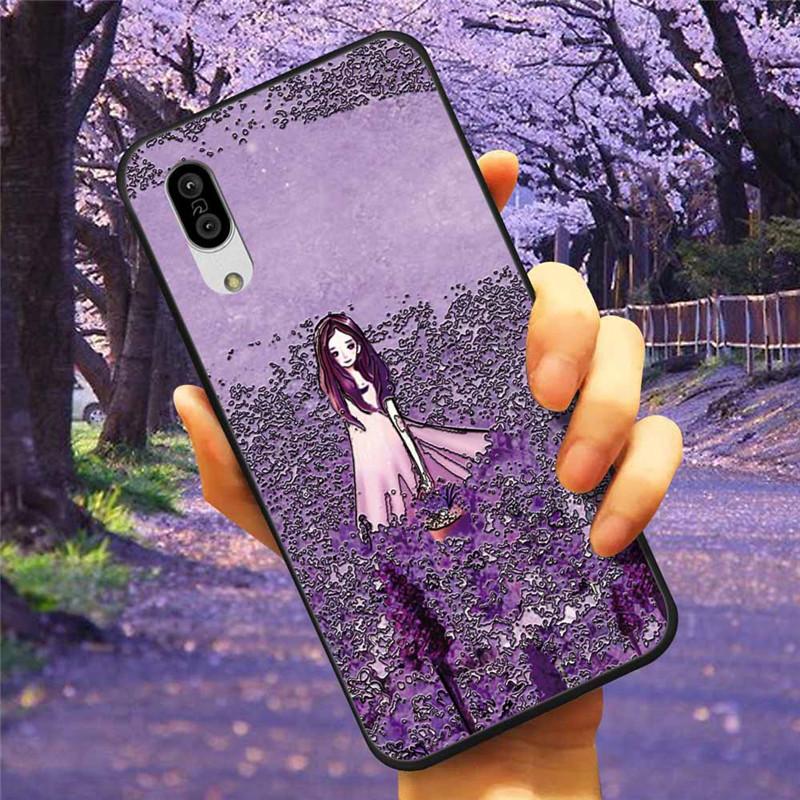 For Sharp Aquos Sense3 Case 3D Flower Relief Silicone Soft Emboss Cover For Sharp Aquos Sense 3 Lite Sense6 6 Luxury Cartoon