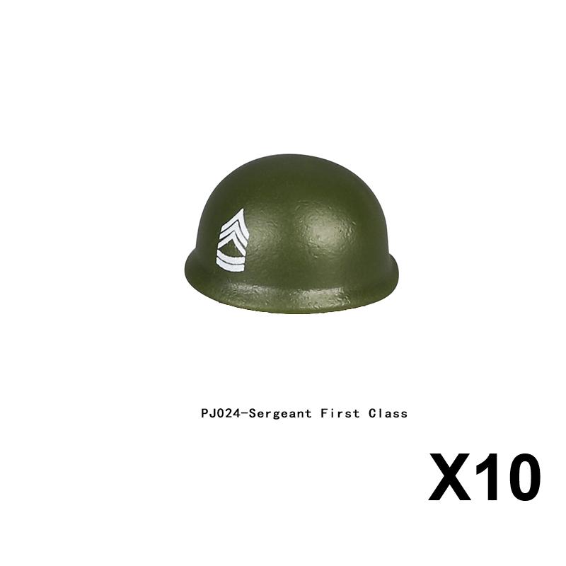 Military Building Block Set Military Supplies Waffen Accessory Soldier Colonel Helmet Gun Rifle M16 Waffen Box Ammunition Brick Toy