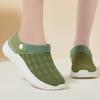 Summer Mesh Hollow Out Half Drag, One Foot On Slippers, Go Out and Wear Fashionable Casual Shoes