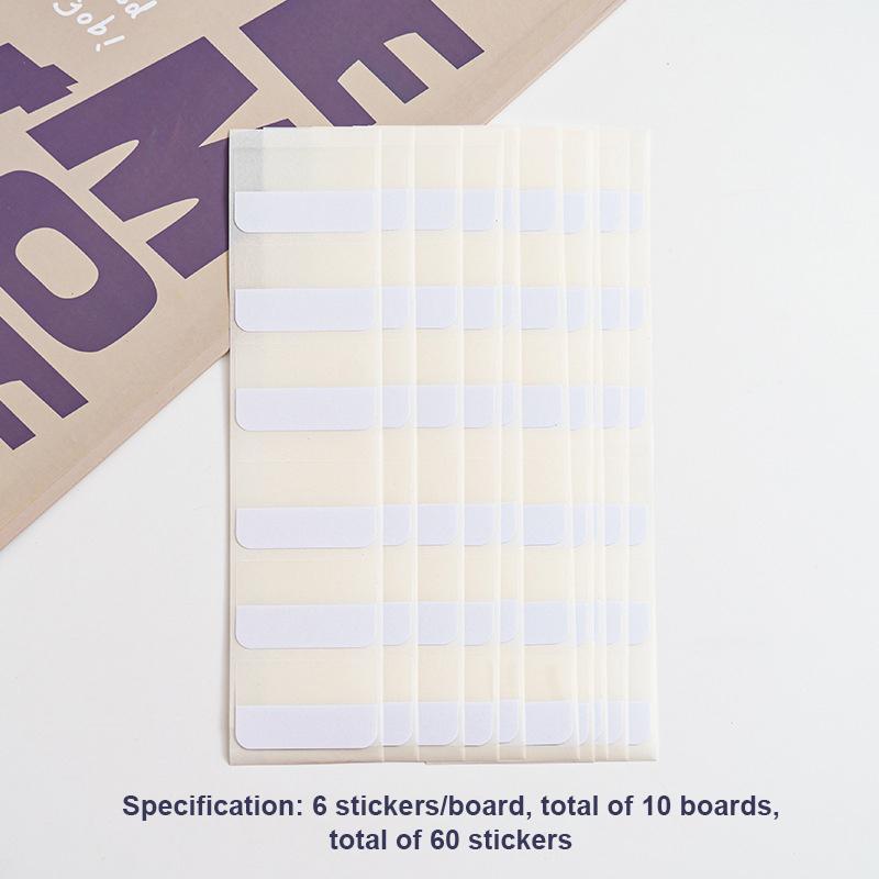 

120/240 Sheets Creative Index Stickers Category Note Student Simplicity Label Stationery Cute School Supplies