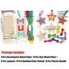 8Pcs/Set Art Cross Stitch Kit Hollow Out Embroidery Kit Christmas Crafts  Parent-child Interaction
