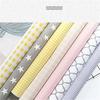 Self-adhesive Cartoon Stars Checkered Bedroom Wallpaper Wall Sticker PVC Desktop Wardrobe Furniture Decor Sticker