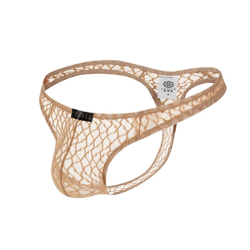 Men's Sexy Lace Thong T-Back Men's Triangle Shorts Sexy Underwear Men's Breathable Underwear