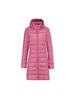 Winter Autumn Women Plus Size Lightweight Down Jacket Detachable Hood Warm Mid Length Coat